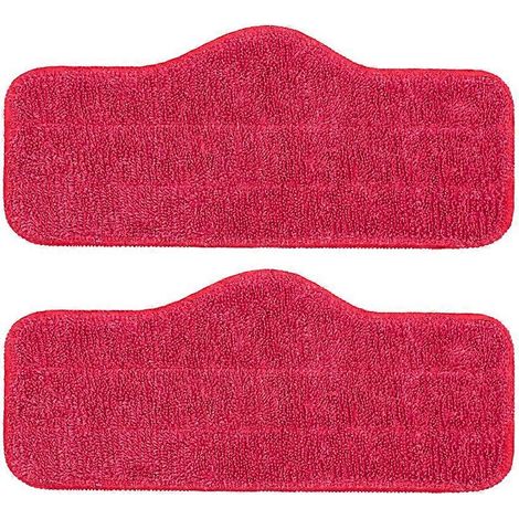 Lingettes de nettoyage pour balai vapeur, chiffon en microfibre, accessoires pour tête de balai, balai de rechange pour Schenley (2 pièces) ( ) (1/5)