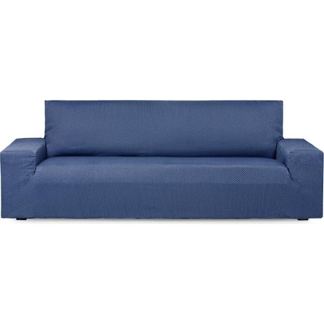 Housse de canapé Extensible 3 Places Bleu Design Luz (1/5)