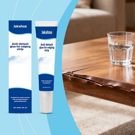 Colle de chant anti-décollement pour panneaux de bois fissurés, adaptée à divers matériaux, colle de réparation de chants pour la décoration intérieure – 150 ml -- BIEMMEDUE (1/5)