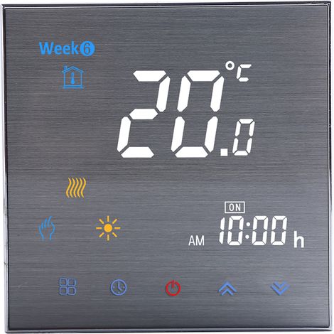 Thermostat de chauffage pour chaudière à eau/gaz BTH-3000L-GC, régulateur de température numérique, grand écran LCD, commandes tactiles, 5 A CA, 95-240 V (1/5)