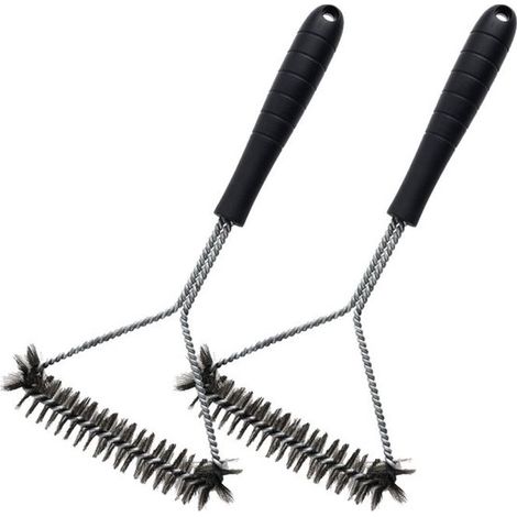 Grill- und Backofenreinigungsbürsten-Set (zweiteilig) – Reinigt effektiv alle Grillarten – Benutzerfreundlich – Typ D – 31 cm (1/5)