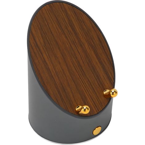 Enceinte Bluetooth rétro multifonction HiFi stéréo avec basses puissantes et capteur sans fil, avec réveil intégré. (1/5)
