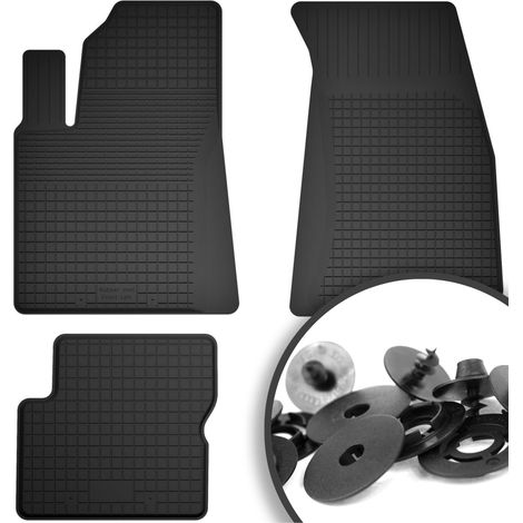 Gummimatten + Stopper für: Fiat 500X Crossover (2014-2018)
