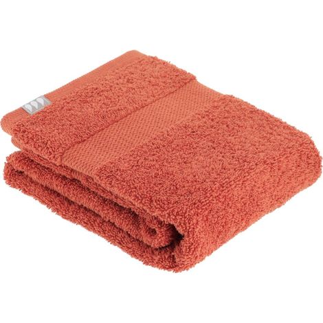 Handtuch 50x90 cm 100% baumwolle - terracotta - Tendance