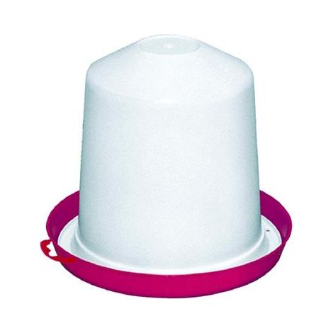abbeveratoio a tramoggia plastica polli pulcini avicoli galline lt 5 a sifone (1/5)