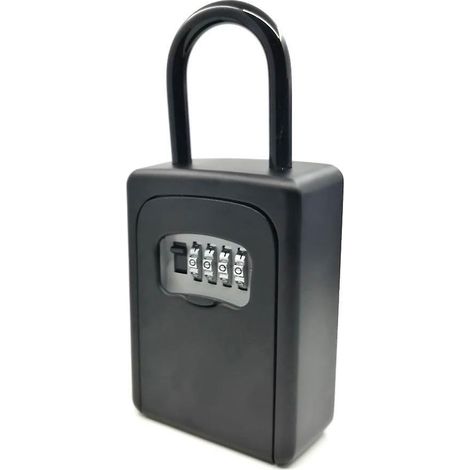coffre-fort  Cls, [rsistant Aux Intempries] Coffre-fort Portable Pour Cls D'extrieur Avec Anse Amovible, Bote  Cls  Combinaison Suspendue Pour Bur (1/5)