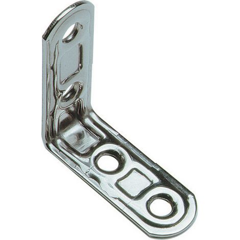 20PZ PIASTRA ANGOLARE INOX 4 FORI ART.164IN 30X30 MM (1/2)