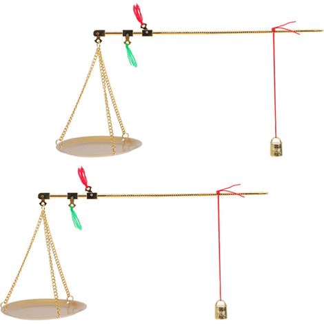Homoyoyo Balance Cuisine Rétro en Cuivre 2pcs 100g pour Pesée Précise (1/5)