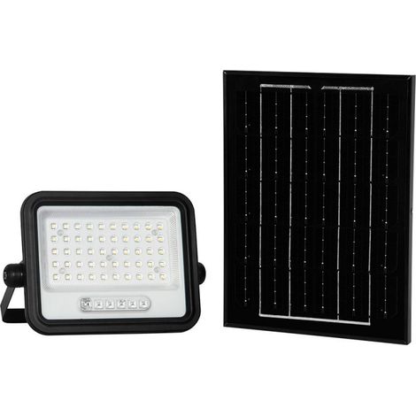 Projecteur LED extérieur Solaire 8W CCT IP65 avec Télécommande V-TAC VT-104W - 120 deg