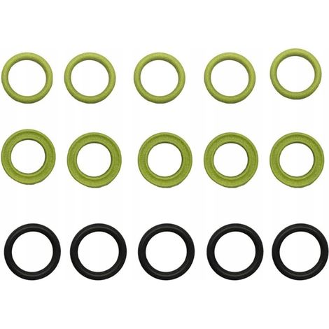 Rosfix Set Dichtungen EasyLock – Ersatzteil für Hochdruckreiniger Kärcher HD/HDS ab 2017  15 O-Ringe für Pistole, Lanze, Schlauch  Hochwertiges Gummi  Schnellmontage