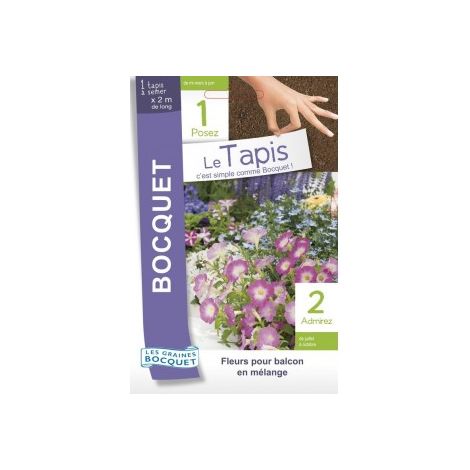 Tapis de graines de fleurs à balcon en mélange - 15g