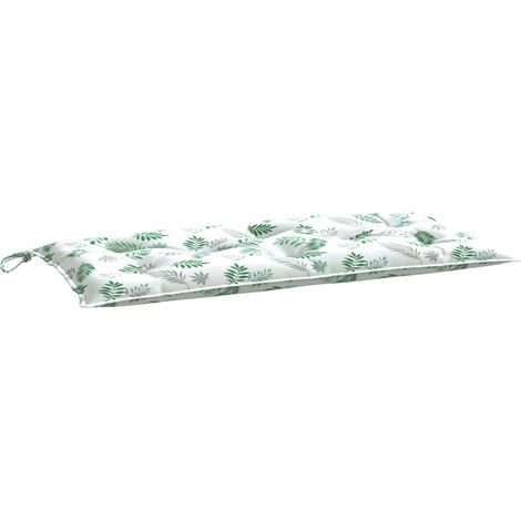 Maison Exclusive - Gartenbank-Auflage Blattmuster 100x50x7 cm Oxf (1/5)