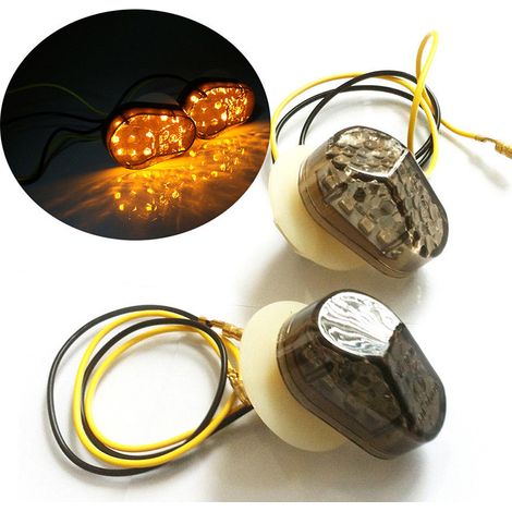 Paire de clignotants LED 12V pour moto (identique à 255) (1/5)