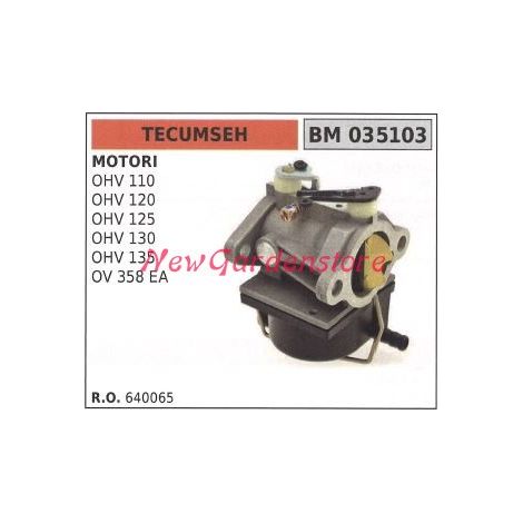 Carburatore a vaschetta TECUMSEH rasaerba tosaerba tagliaerba OHH 110 120 035103