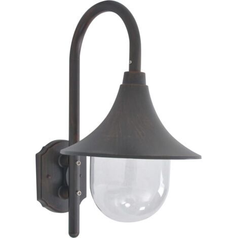 44213  applique  jardin E27 42 cm aluminium bronze vidaXL (1/4)