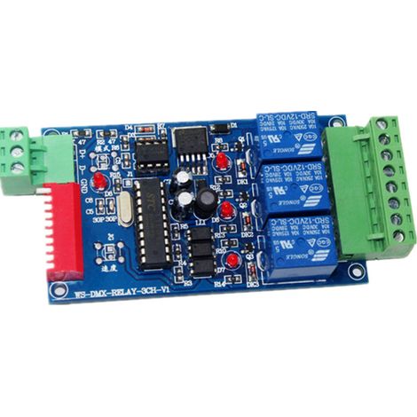LED DMX Relay Decoder WS-DMX-RELAY-3CH-BAN DC12V 10A3CH (in stock)