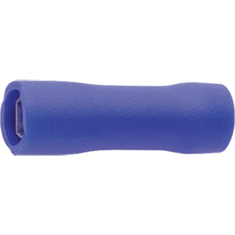 Cosse clip 4.8 mm x 0.5 mm Klauke 8302V 180 ° entièrement isolé bleu 1 pc(s) D26482