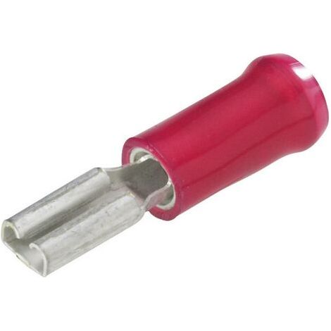 Cosse clip 4.8 mm x 0.5 mm TE Connectivity PIDG-FASTON 640919-1 180 ° partiellement isolé bleu 1 pc(s) A469311 (1/5)
