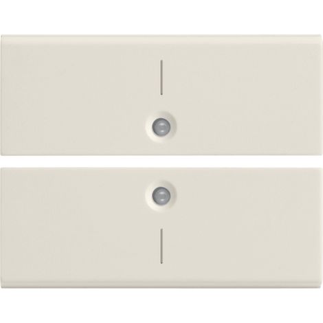 VIMAR - 16842.1.B Due mezzi tasti 2M simbolo I bianco