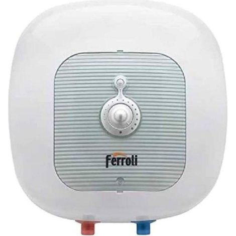 Ferroli Scaldabagno Elettrico Cubo SG 15/5 Sopralavello 15 Litri 5 Anni Garanzia