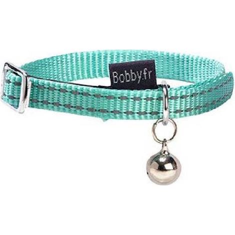 Blaues Nylonhalsband mit Glocke Chat Modell für Katzen