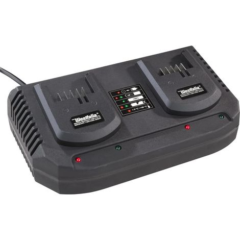 Chargeur Double Rapide 18V 3,5A DASLG pour Batteries Li-Ion Westfalia (1/4)