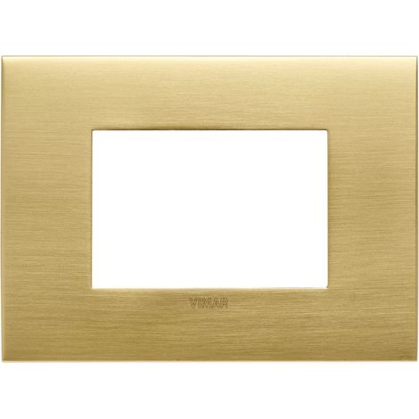 Placca Fit 3M Ottone Spazzolato VIMAR 19953.12.01