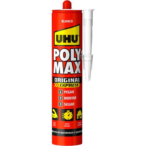 UHU Poly Max Express Kleber – Weiß 425 g 6310630
