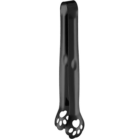 Pinces de service en acier inoxydable, pinces à glaçons en forme de griffe, pinces à sucre pour café et thé, ustensile de cuisine noir (1/5)