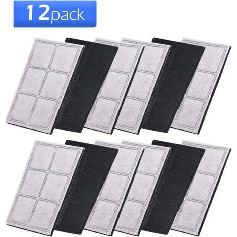 12er-Pack Filter für Haustiertränken, kompatibel mit Drinkwell Platinum Katzenwasserfiltern, 12 Ersatzfilter