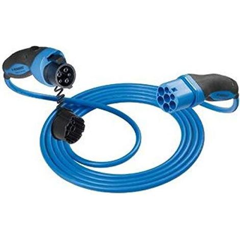 CABLE DE RECHARGE MENNEKES MODE 3 TYPE 2 VERS TYPE 1 20A 1PH