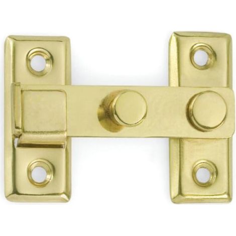 Aldaba Latón Pulido 60Mm Reversible   - Aldaba corredera reversible (1/3)