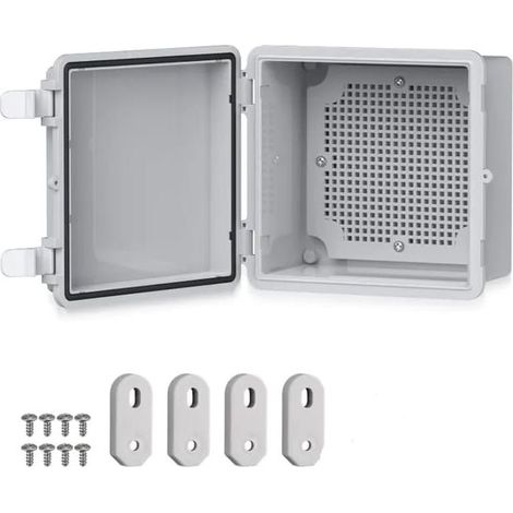 Coffret Electrique Etanche Exterieur en ABS IP67 Étanche avec Joint d'Étanchéité Intégré Résistant à 60kg(15x15x9cm) (1/5)