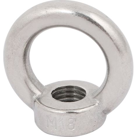 Levage Écrou à œil M18 Femelle Filetage 304 Inoxydable Acier (1/4)