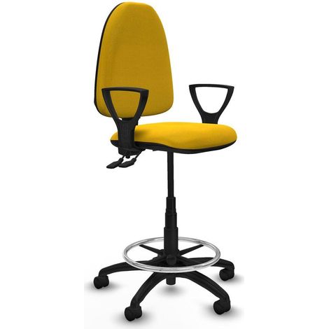 Piqueras y Crespo BFN01RN Silla de oficina moderna amarilla
