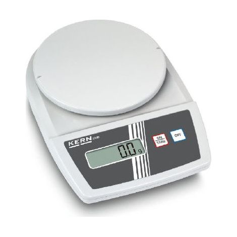 Kern - Balance de précision lecture 0,1 g portée max. 6000 g plateau ∅ 150 mm plastique - EMB6000-1