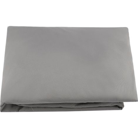 Drap Housse En Microfibre Brossée - Protection Anti-Poussière Et Antidérapante - Pour Matelas 150x200cm Avec Profondeur 30cm - Couleur Gris (1/5)