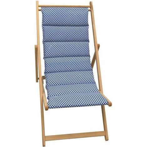 JARDINO PRIVATO Chilienne imbottita Fjord - Tela rimovibile - Blu Indigo (1/2)