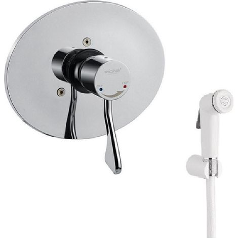 Unterputz-Brausebatterie mit progressivem Thermostat, klinischem Hebel und Handbrause - Idral (1/2)