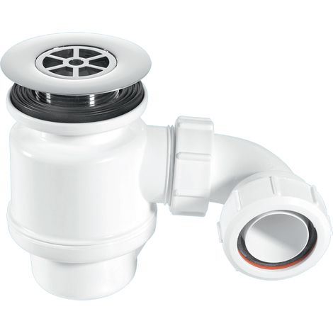 McAlpine STW8-RB 50mm Water Seal Resealing Shower Trap with Multifit Outlet (1/3)