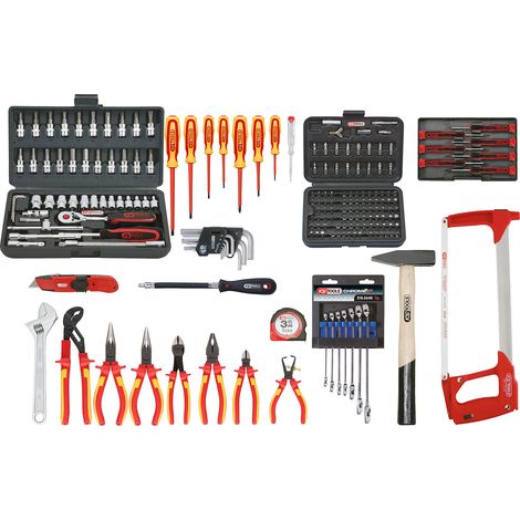 KS Tools 117.0195 pour électricien Valise à outils équipée 195 pièces (1/2)