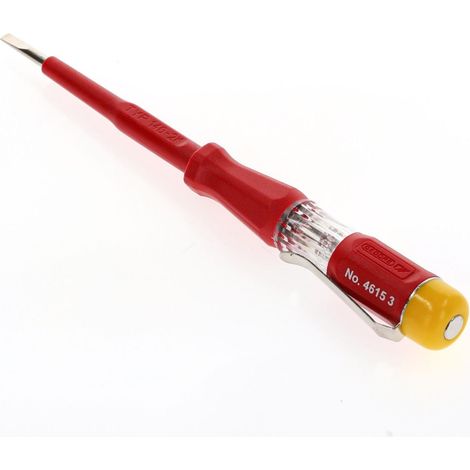 4615 3,5 Comprobador de tensión 220-250 V, ranurado 3,5 mm (1/4)
