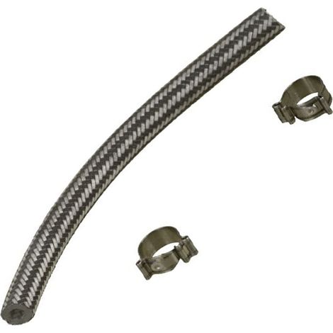 Ersatzteil - Schlauch 13 cm + 2 Spannringe -  - CALOR, MOULINEX, ROWENTA, TEFAL