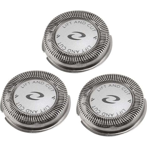 Têtes de Lame de Rechange Compatibles Rasoir Électrique 3 Pièces Modèles PT720 PT710 PT715