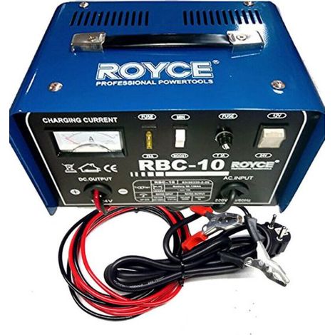 CARICA BATTERIA 12-24V 10A AUTO MOTO CAMPER BARCA CARICABATTERIE PORTATILE