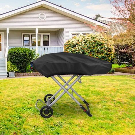 Housse barbecue Weber Traveller 101x49x25 cm imperméable UV, protection portable (1/5)