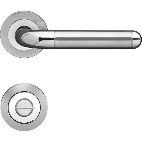 KARCHER DESIGN Drückergarnitur ER35 - Lignano Steel, Bad, Edelstahl (1/3)