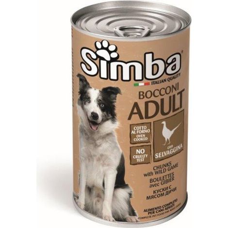 CIBO CANE MONGE SIMBA 1230 G BOCCONC SELVAGG- 1,0 pz