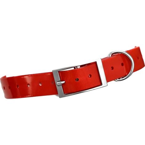 Hundehalsband, wasserdicht, strapazierfähig, L-d, Rot (1/2)