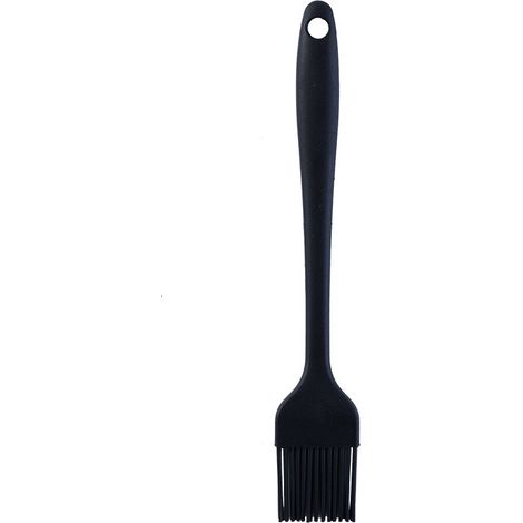 Brosse de cuisine en silicone, noire